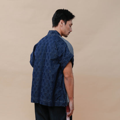 Maparaan Unisex Long Cover Up with Big Pockets in Kabangkalan Weave