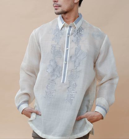 Ninong Duties Barong with Embroidery
