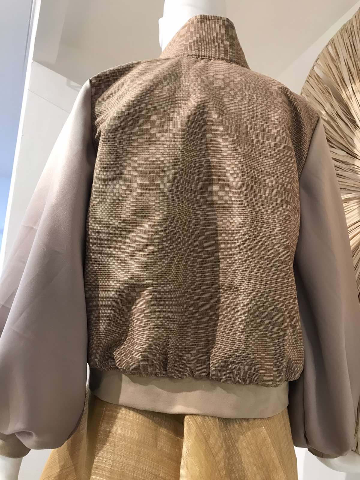 Bida Bida Jacket in Coffee Brown in Suksuk Piña with Binakol