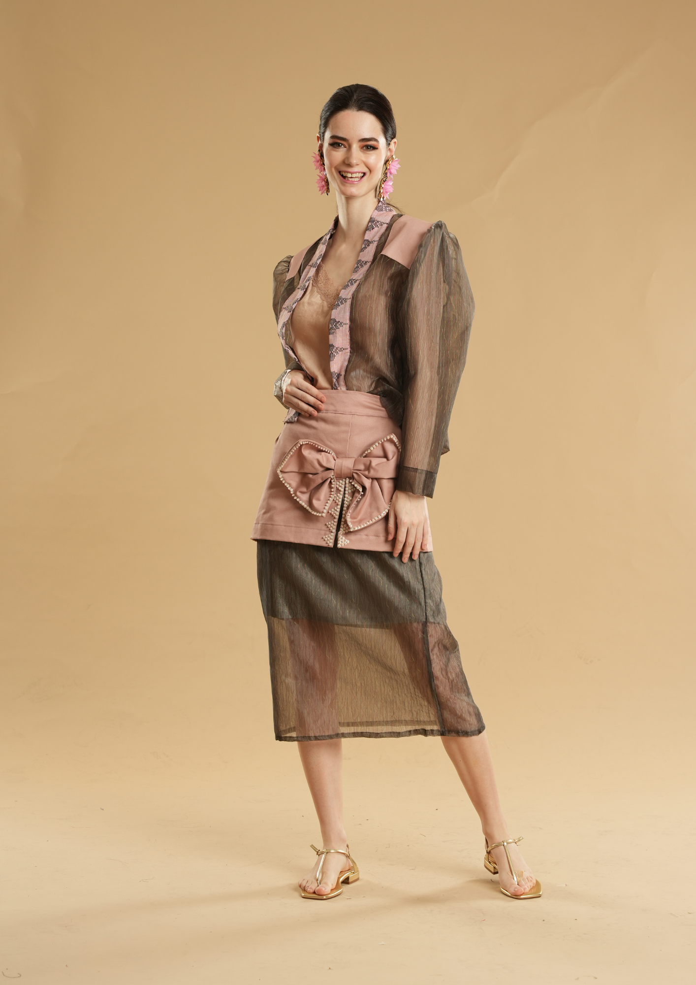 Nakita Kita  Earth Tone Inaul Weave Skirt only