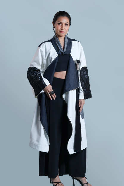 KALOKA STATEMENT JACKET, HIGH FRONT, LOW BACK