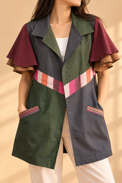 PANGANAY TRENCH IN GRAY GREEN WITH KANTARINES