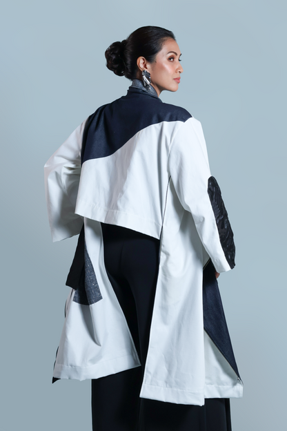 KALOKA STATEMENT JACKET, HIGH FRONT, LOW BACK