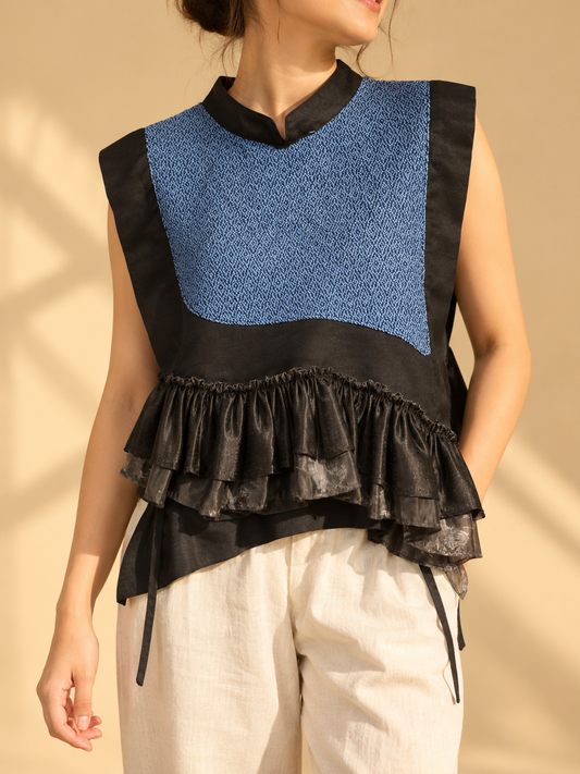 MAKUHA KA SA TINGIN IN BLACK WITH KABANKALAN WEAVE