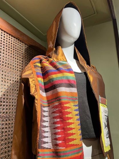 NYFW EXCLUSIVE! WALA AKONG PAKE JACKET IN NEON GREEN WITH PISYABIT WEAVE