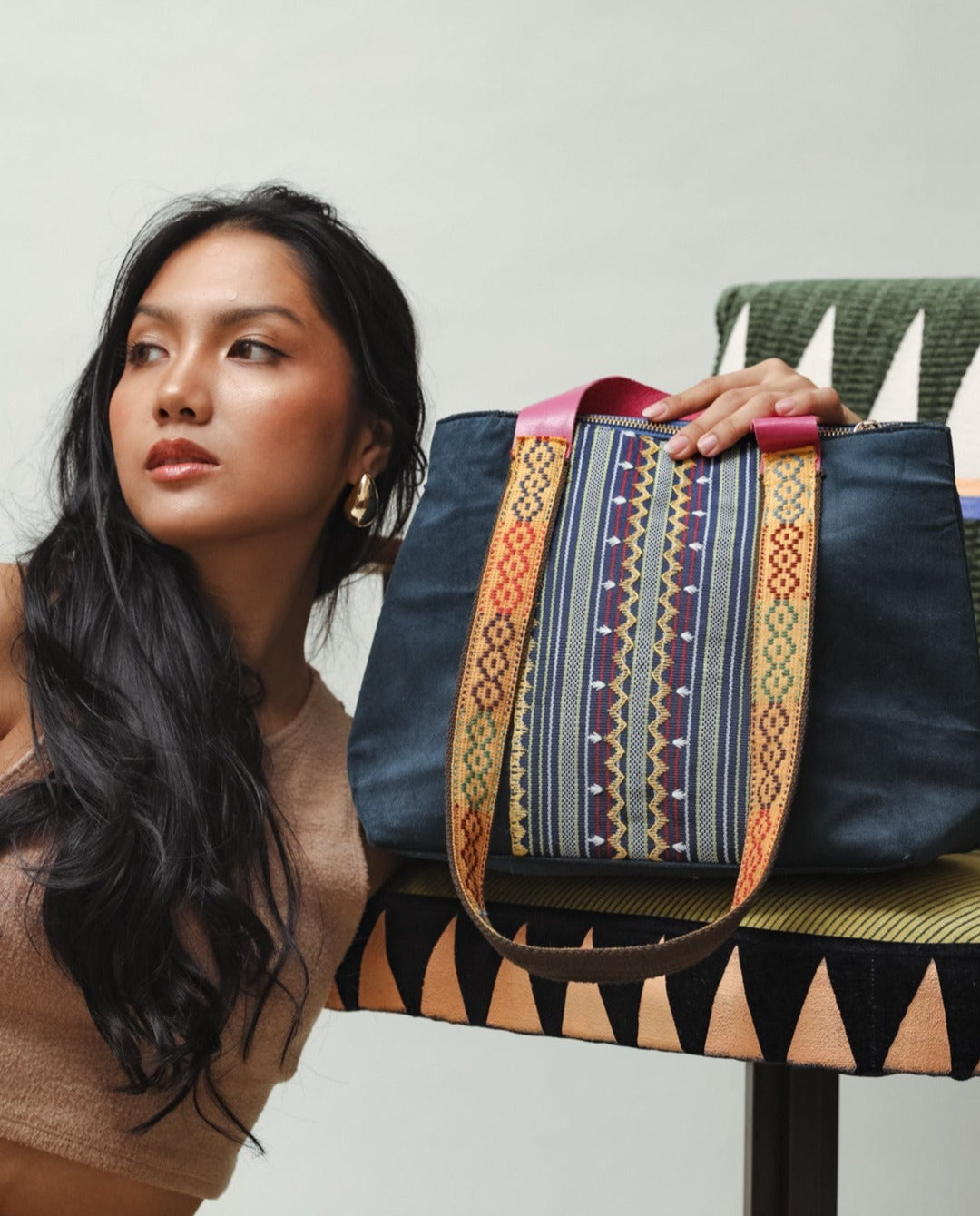 Pang-araw-araw Tote Bag in Kalinga-Negros Weave