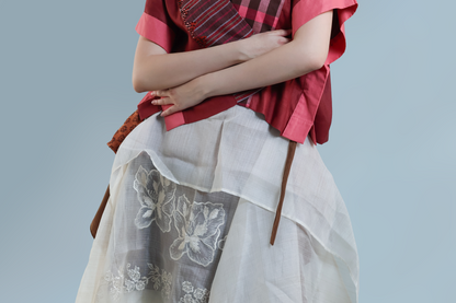 FULL PANEL BARONG KABOGERA WRAP SKIRT