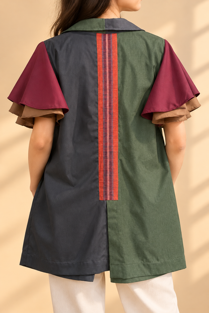 PANGANAY TRENCH IN GRAY GREEN WITH KANTARINES