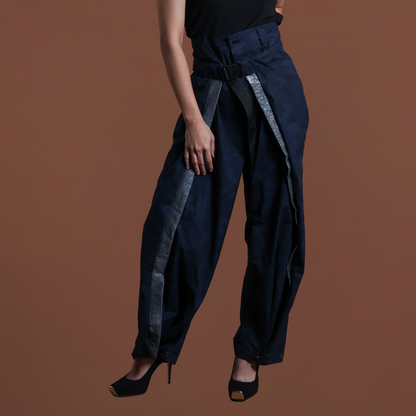 MATATAG ADJUSTABLE WIDE BLUE FATIGUE MILITARY