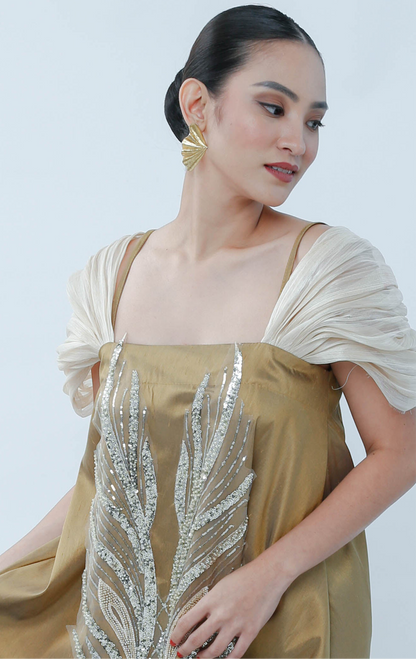 Yaman Gold Dress