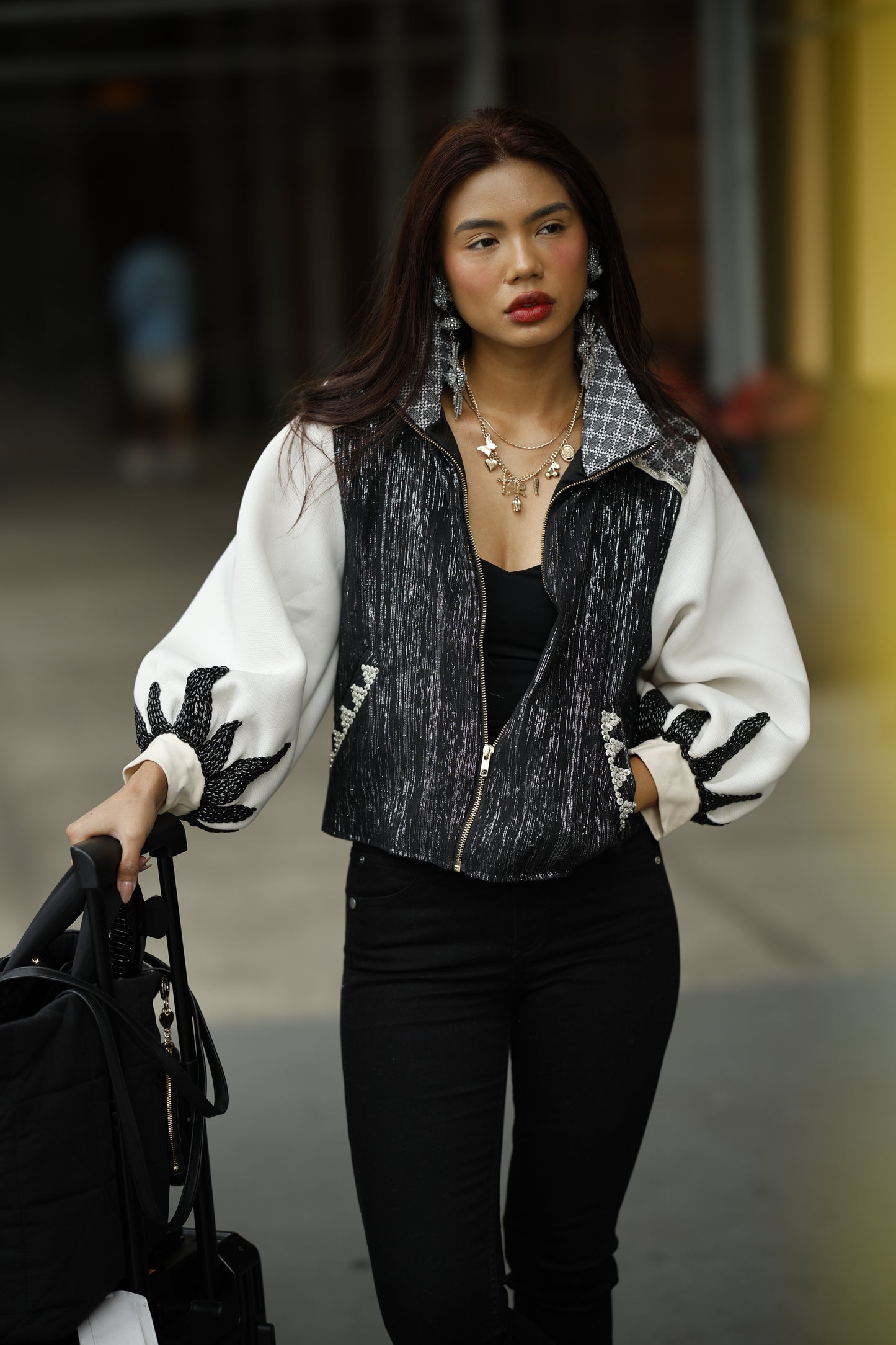 Brunch in New York Bomber Jacket: NYFW Look 9