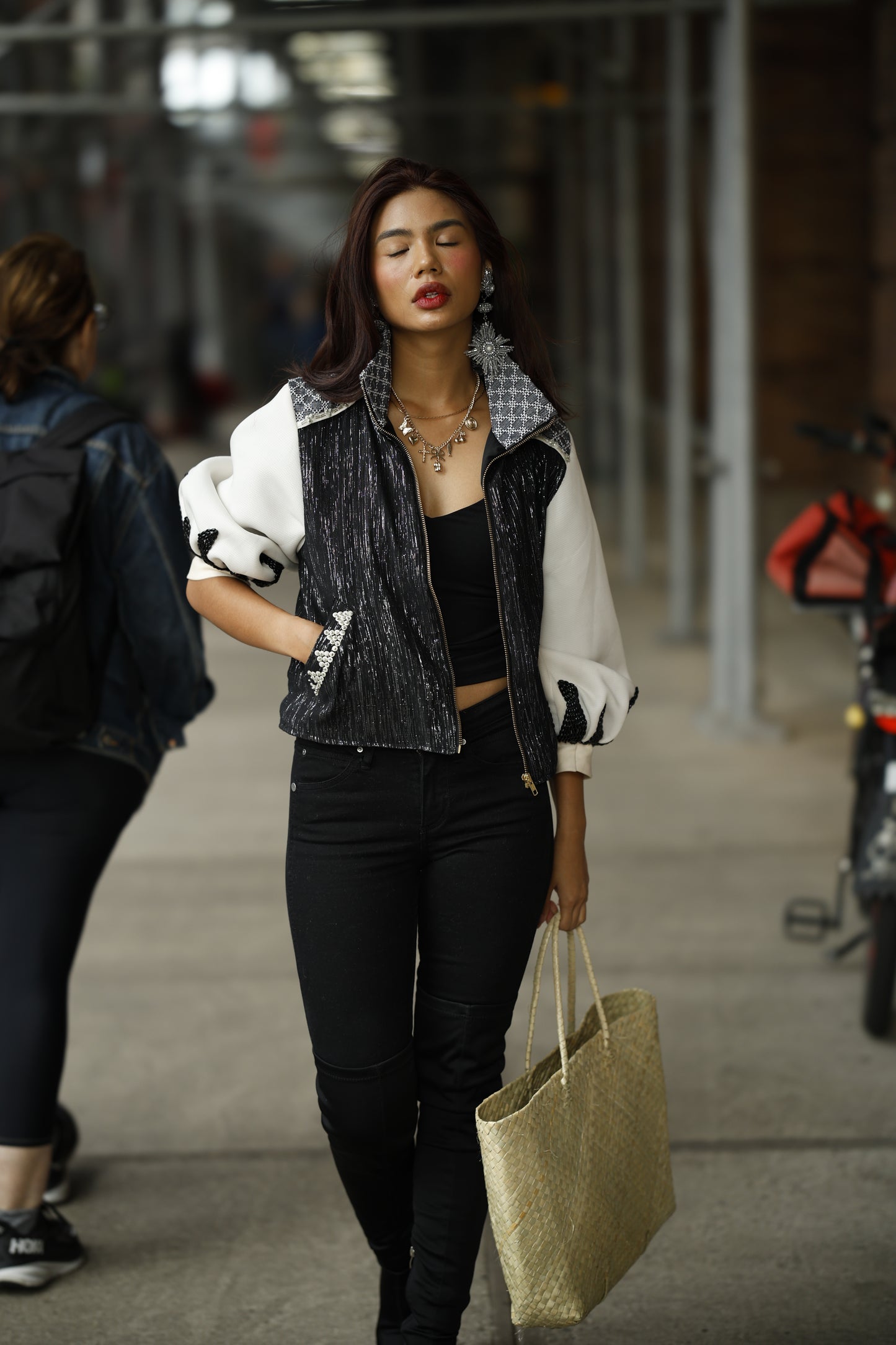 Brunch in New York Bomber Jacket: NYFW Look 9