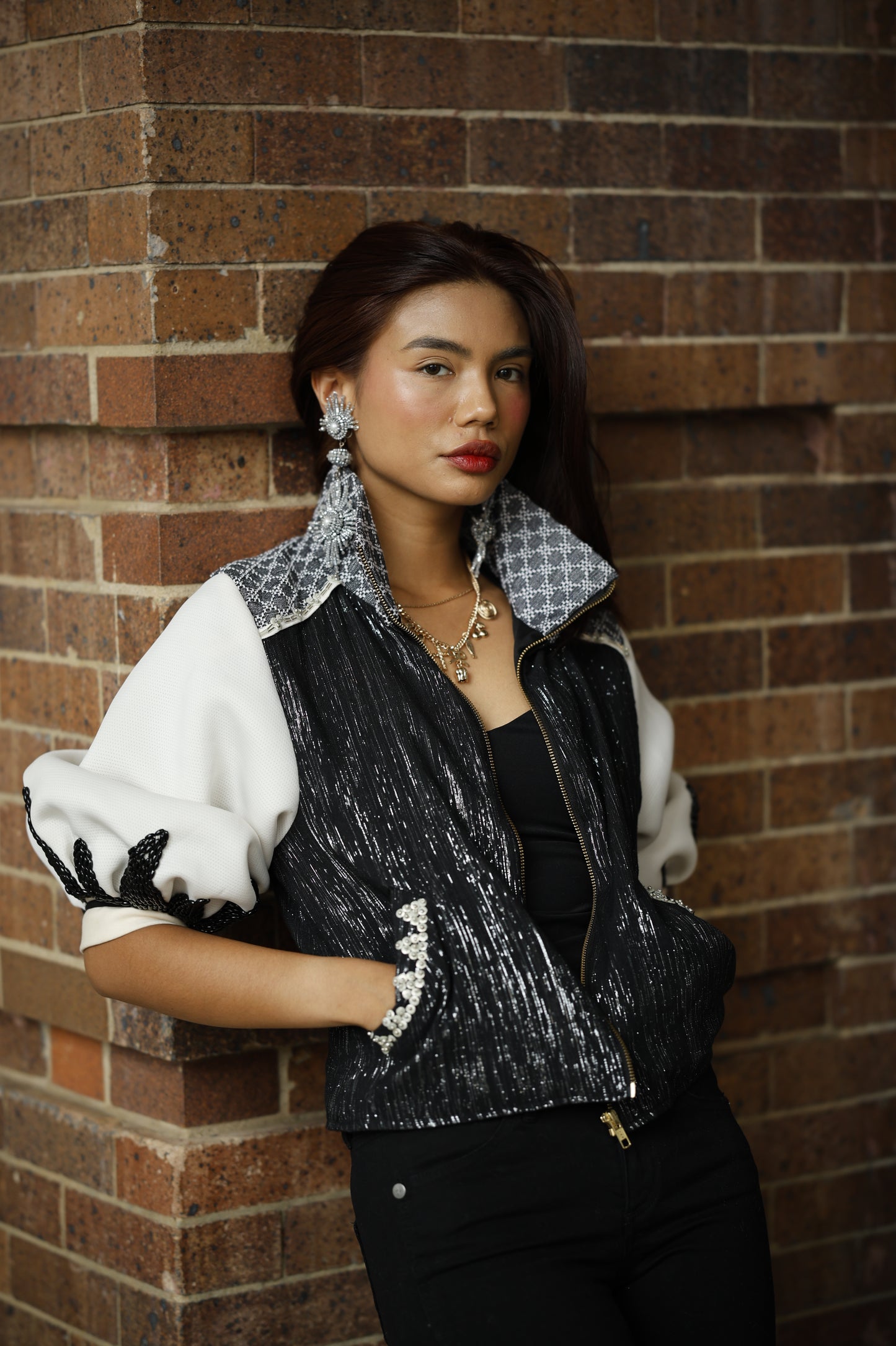 Brunch in New York Bomber Jacket: NYFW Look 9