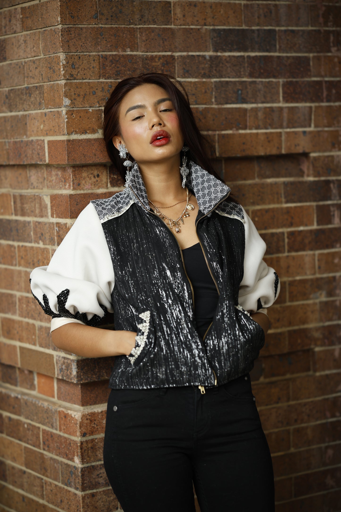 Brunch in New York Bomber Jacket: NYFW Look 9