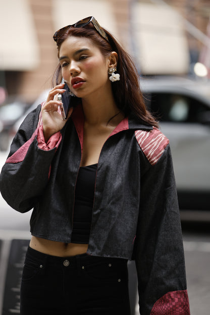 Jessica NY Coat with Tnalak and Binakol