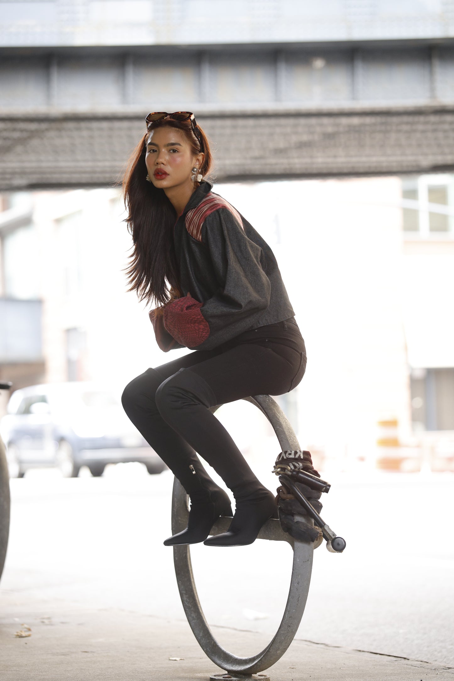 Jessica NY Coat with Tnalak and Binakol