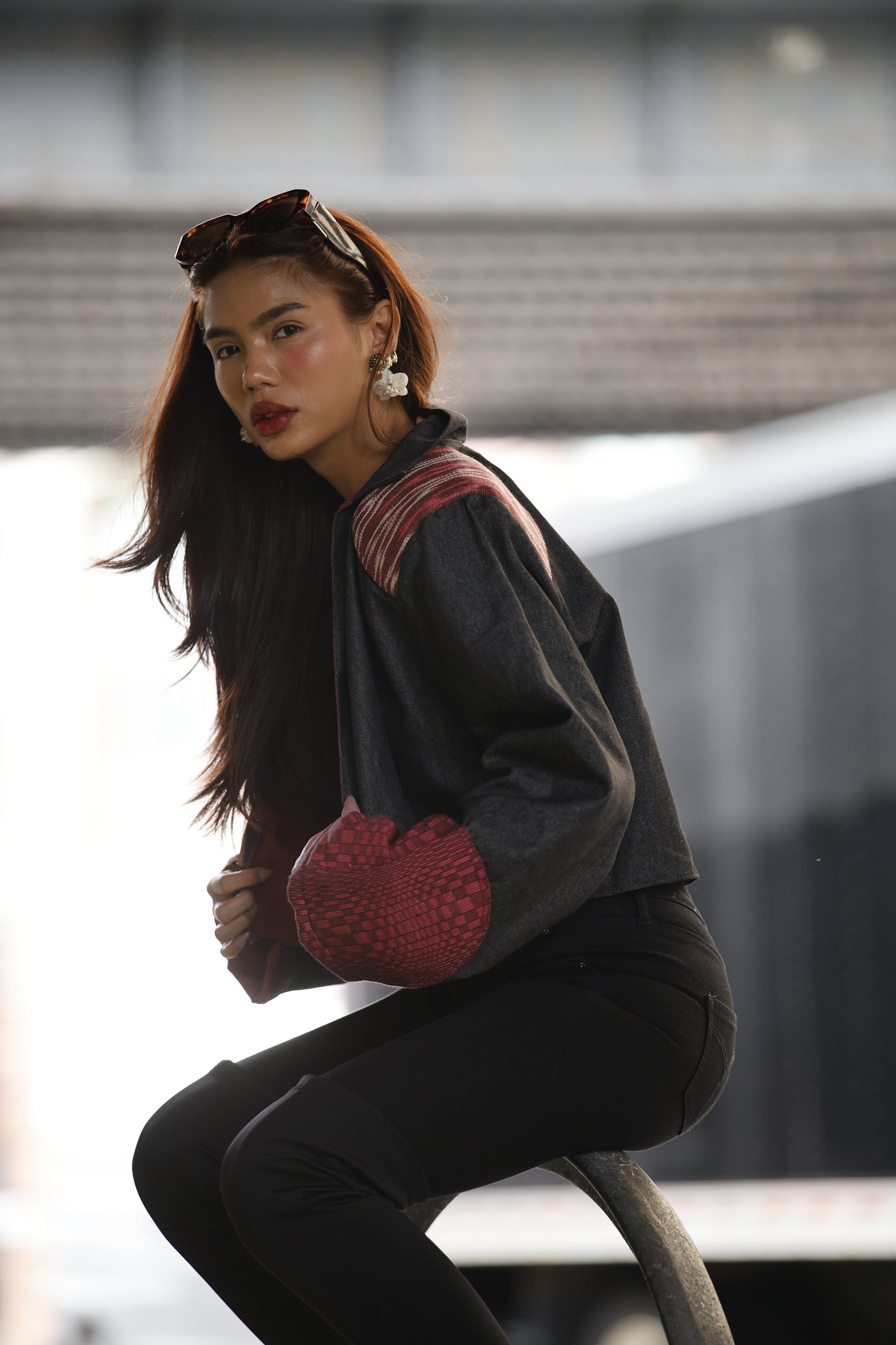 Jessica NY Coat with Tnalak and Binakol