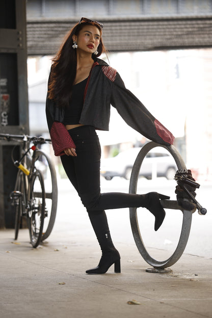 Jessica NY Coat with Tnalak and Binakol