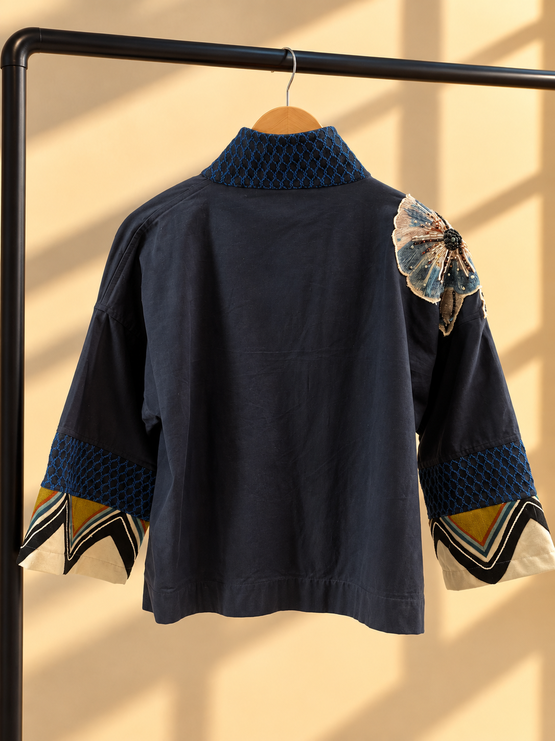 NAG IISA WALANG KATULAD IN BLUE WITH KUNDIMAN AND  FLOPRAL APPLIQUE