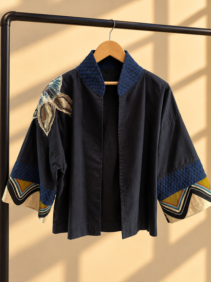 NAG IISA WALANG KATULAD IN BLUE WITH KUNDIMAN AND  FLOPRAL APPLIQUE