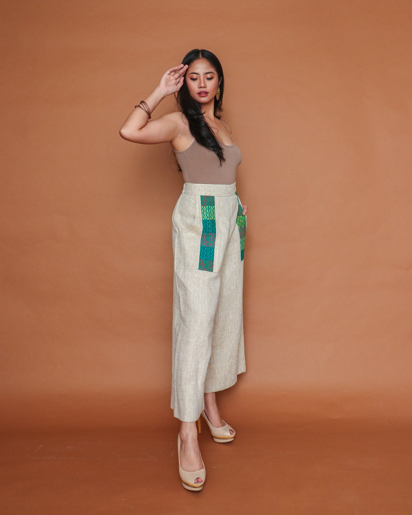 Matangkad Premium Linen Pants with Langkit of Marawi Pockets