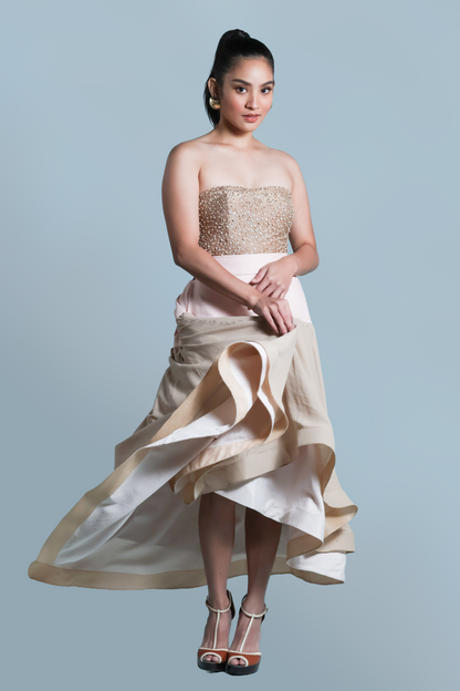 NEBUKADNEZZAR SKIRT IN CREAM