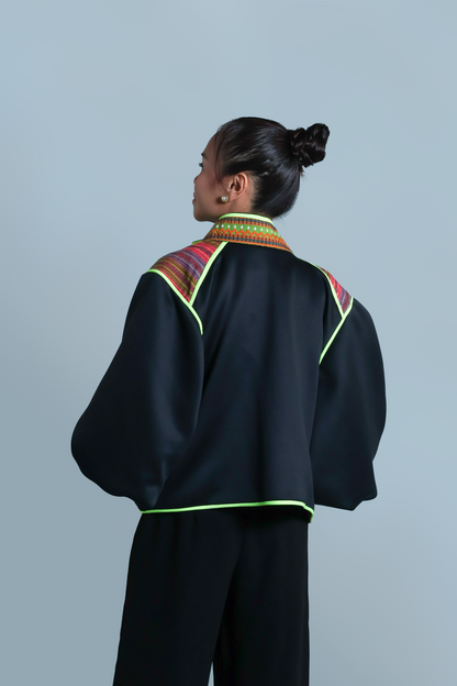 BUTTERFLY JACKET IN KALINGA CORDILLERA WEAVE