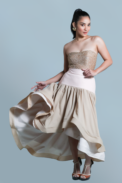NEBUKADNEZZAR SKIRT IN CREAM