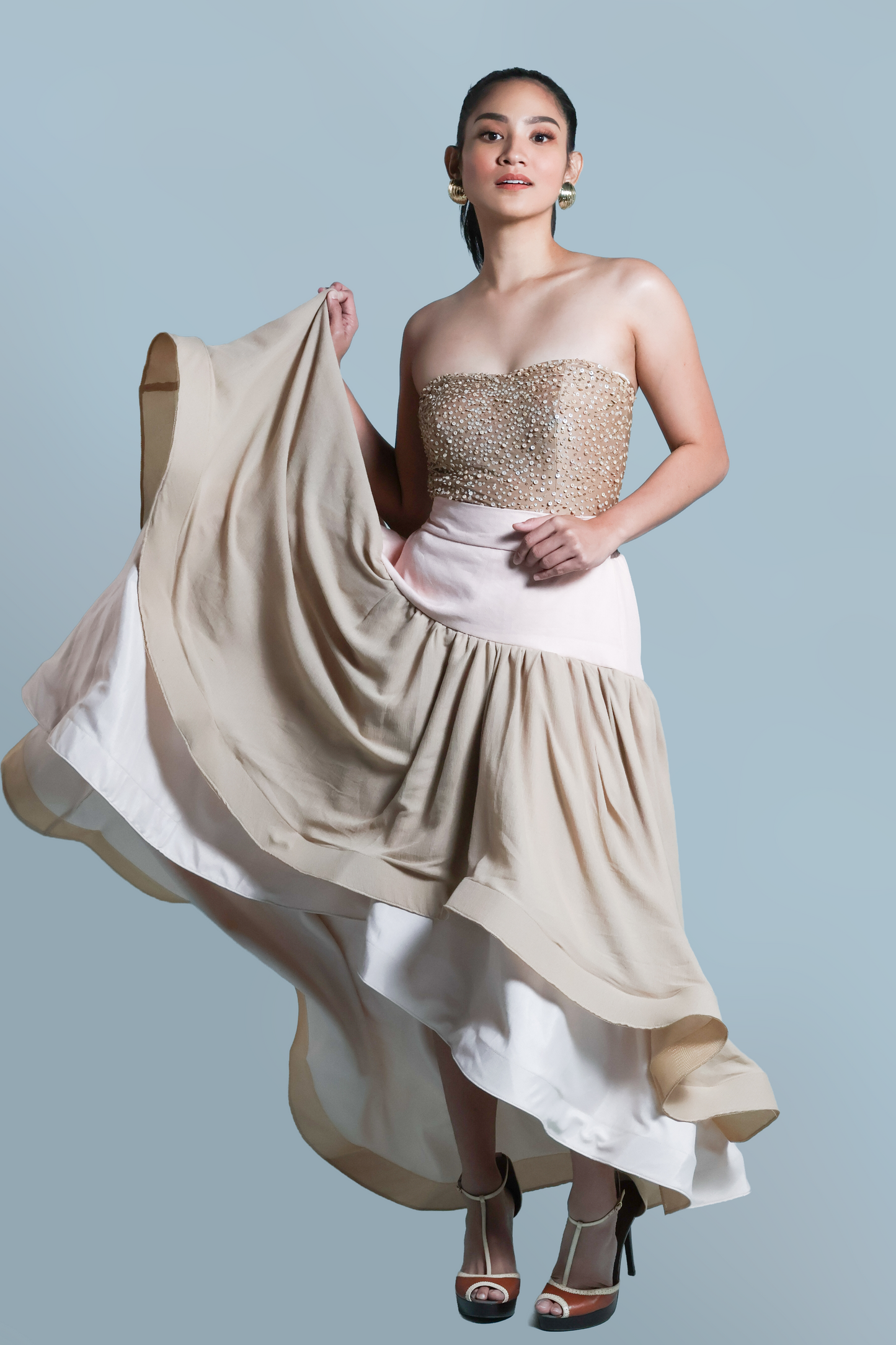 NEBUKADNEZZAR SKIRT IN CREAM