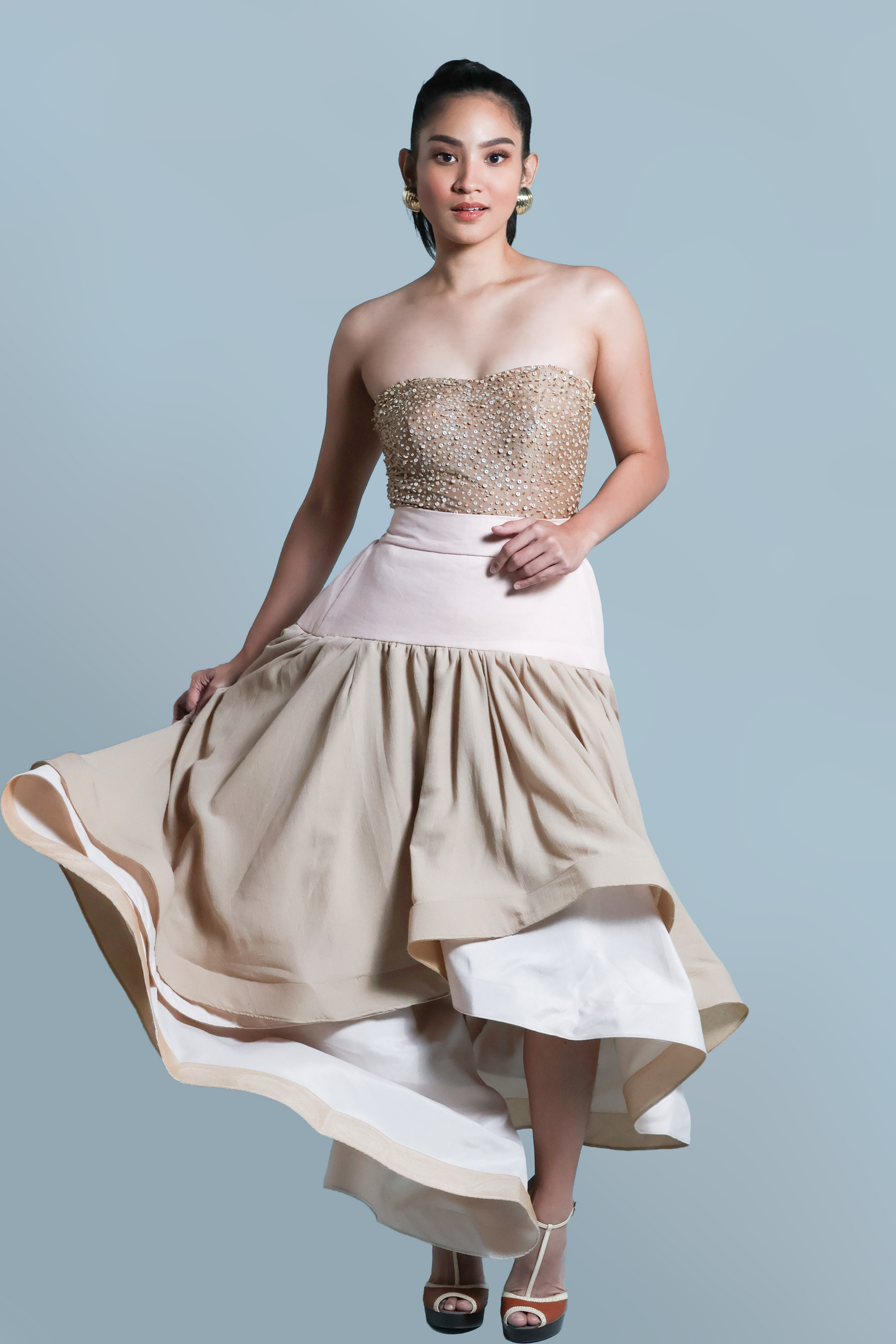 NEBUKADNEZZAR SKIRT IN CREAM