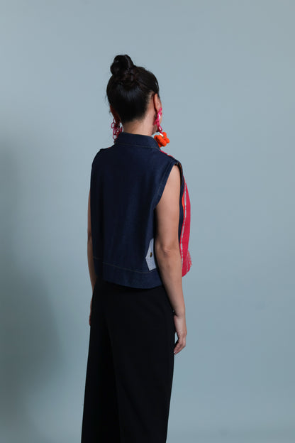 I DID MY VEST IN PINK HABLON
