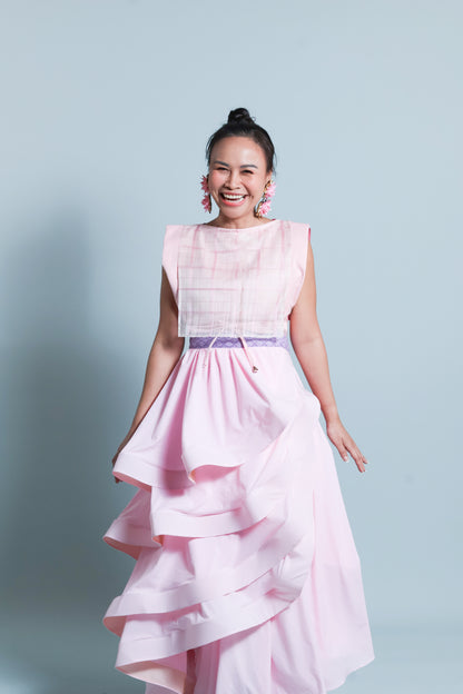 “AY! DEBUT MO?” BARONG BIB AND MALANDI SKIRT SET