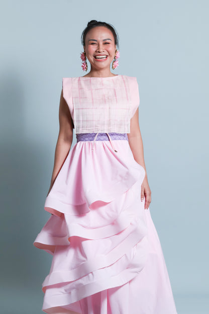 “AY! DEBUT MO?” BARONG BIB AND MALANDI SKIRT SET