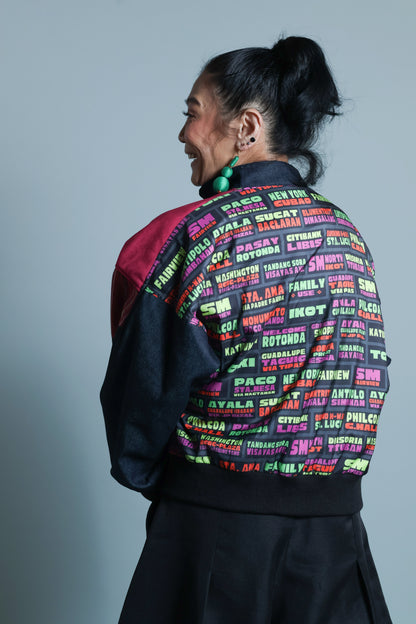 BAKASYONISTA JACKET IN BINAKOL AND KANTARINES WEAVE WITH LINING