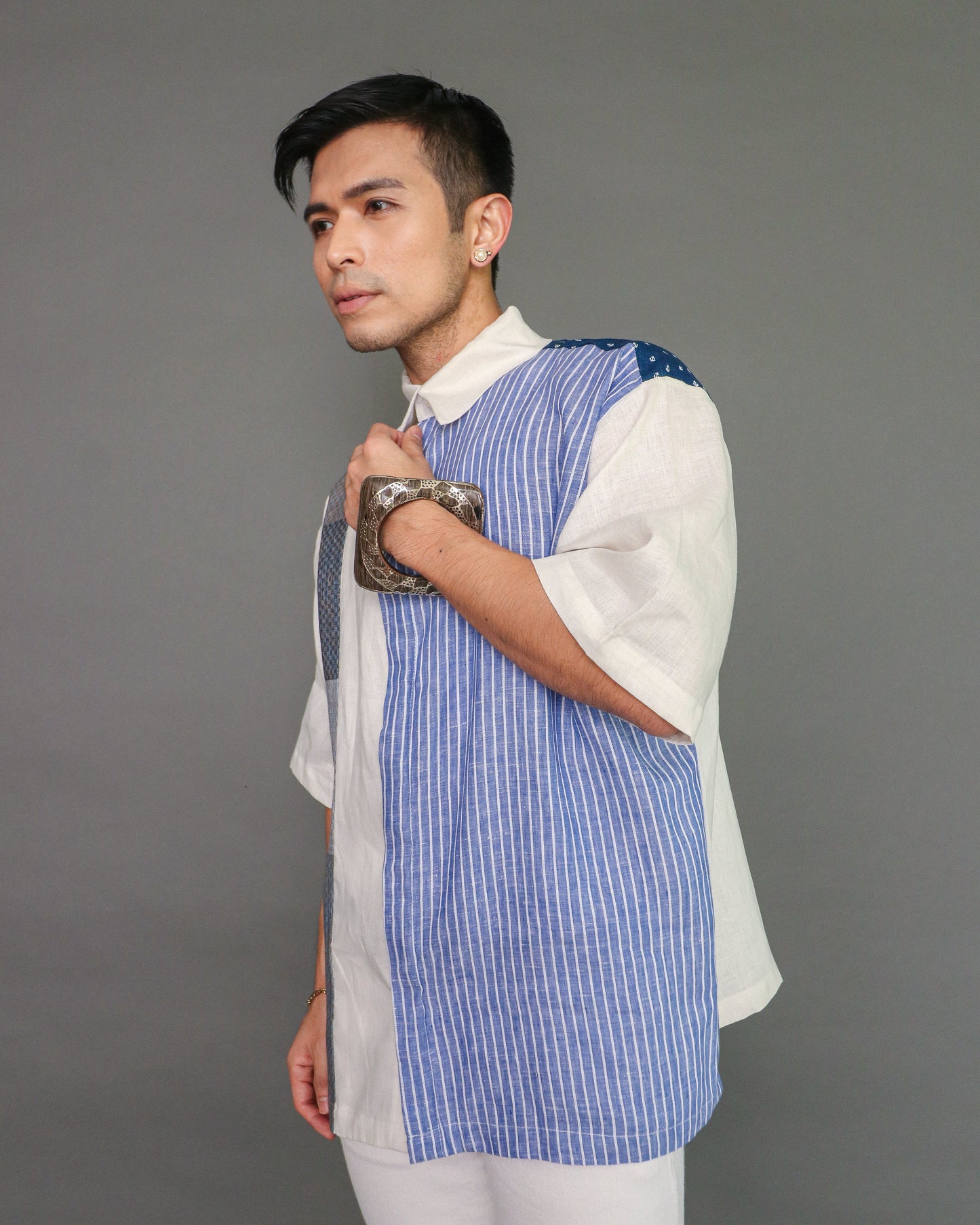 Matipuno Men's Polo in Linen