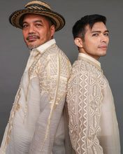 Load image into Gallery viewer, Matipuno Premium Pina Barong for Men in Geometric Pattern by Berches