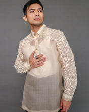 Load image into Gallery viewer, Matipuno Premium Pina Barong for Men in Geometric Pattern by Berches