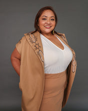 Load image into Gallery viewer, Dignidad Trench Kimono with Nesif Embroidery by the Tboli Tribe