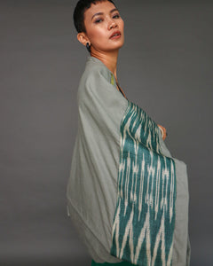 Queen of the South Poncho with Panaginip T'nalak Weaves