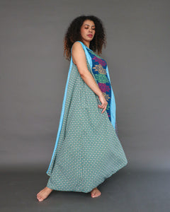 Malawak Comfy Dress in Inaul Cotton Weave with Deep Pockets