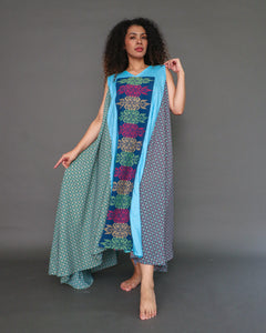 Malawak Comfy Dress in Inaul Cotton Weave with Deep Pockets