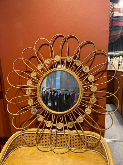 Mother Lily Rattan Mirror