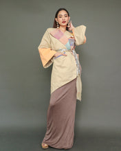 Load image into Gallery viewer, Kabogera Statement Jacket In Soft Twill with Peach Yakan