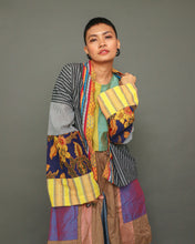 Load image into Gallery viewer, Gabing Mapayapa Black Stripes with Malong and Kantarines Weave