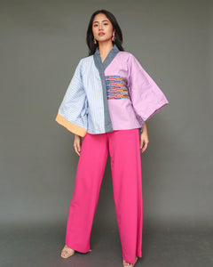 Aruga Samurai Kimono Poncho in Premium Pisyabit of Sulu