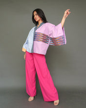 Load image into Gallery viewer, Aruga Samurai Kimono Poncho in Premium Pisyabit of Sulu in Pink