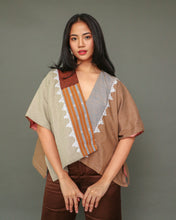 Load image into Gallery viewer, Earth Tone Heritage Poncho