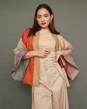 Load image into Gallery viewer, Aruga Samurai Kimono Poncho in Hand Dyed Cotton of Mindoro