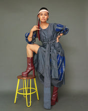 Load image into Gallery viewer, Tsada Button Down Dress in Contemporary Negros Weave