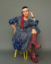 Load image into Gallery viewer, Tsada Button Down Dress in Contemporary Negros Weave